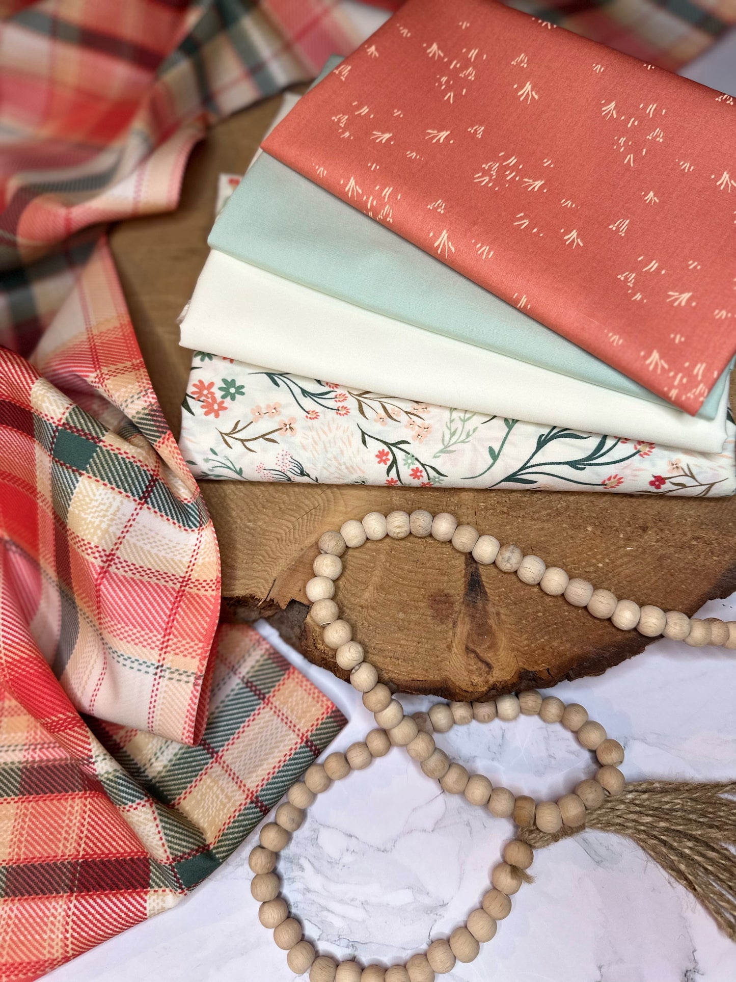 Grid View Quilt Kit - Cottage