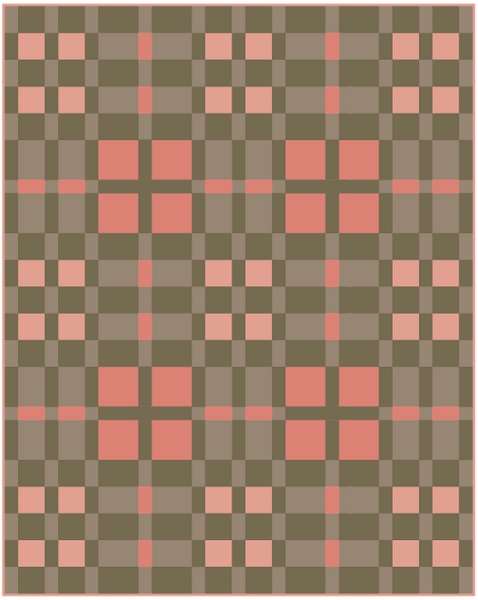 Grid View quilt kit by Zahm Co