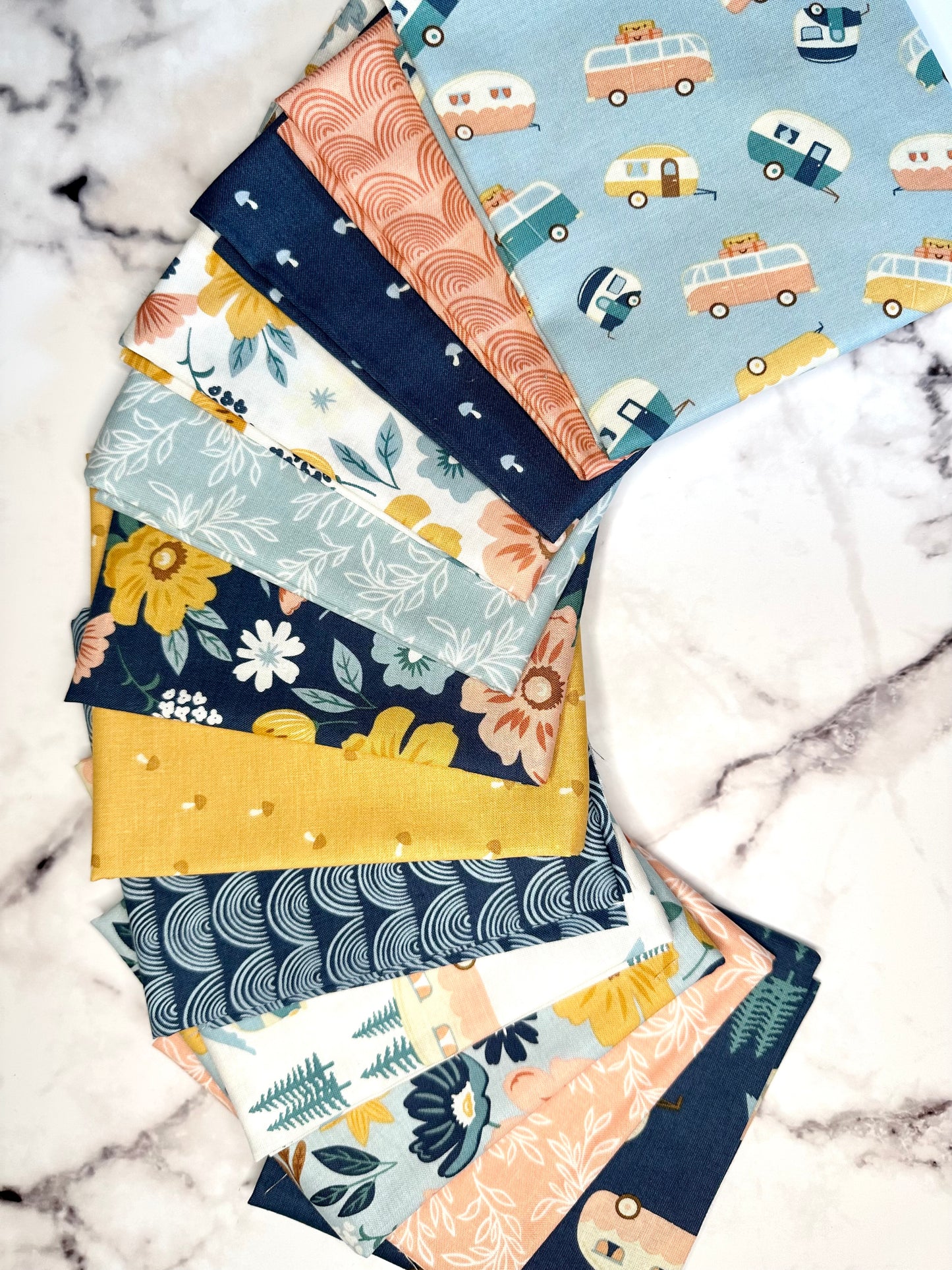 Live, Love, Glamp - Fat Quarter Bundle