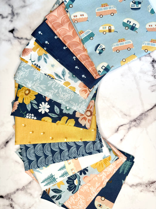 Live, Love, Glamp - Fat Quarter Bundle