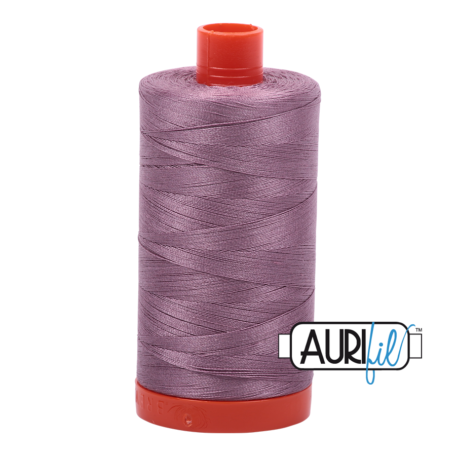 Aurifil Mako 50wt cotton in Wisteria