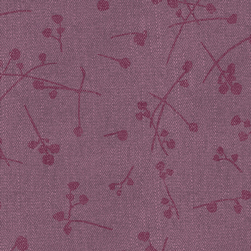 Rich purple buttonballs printed in Art Gallery Fabrics new collection Dusk Fusion