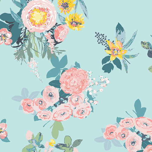 Quilting cotton sold by Dolly Lou Fabrics. Capri collection by Art Gallery Fabrics