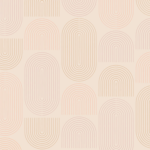 A great blender fabric with rainbows and concentric circles. Fabric sold by Dolly Lou Fabrics. All is Well - Concentric Fields