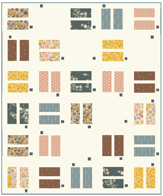 Quilt kit for the pattern Night Life by Quiltberry Hill Designs