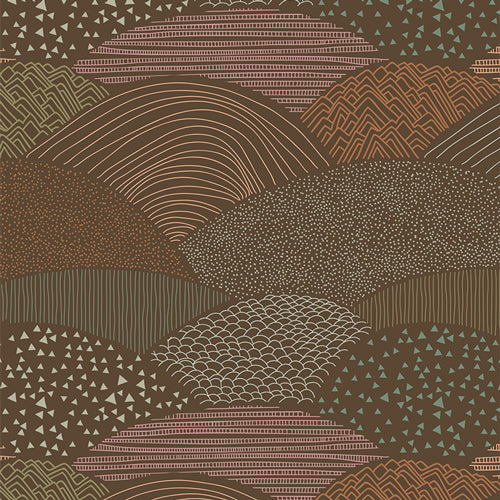 Quilting cotton from the fabric collection Roots of Nature. Sold online by Dolly Lou Fabrics