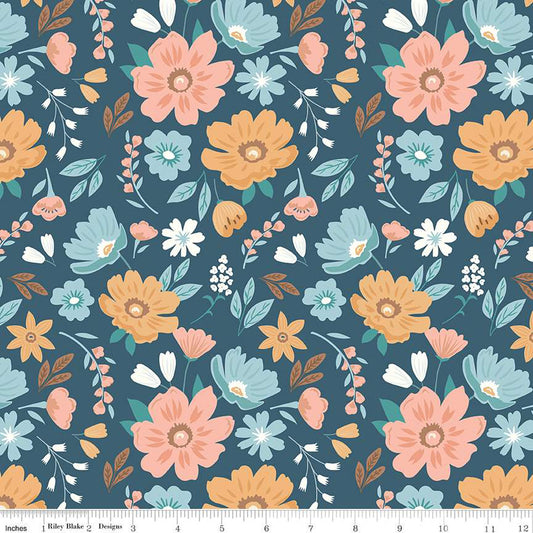 Become one with the travelling life with this wonderful collection full of wandering RVs, thriving foliage, and blossoming florals designed with beautiful hues such as blush, honey, mist, teal, and denim.