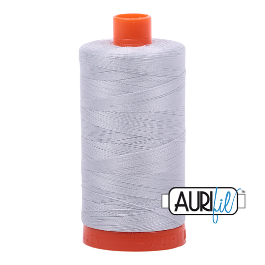 Aurifil Mako 50wt cotton in Dove