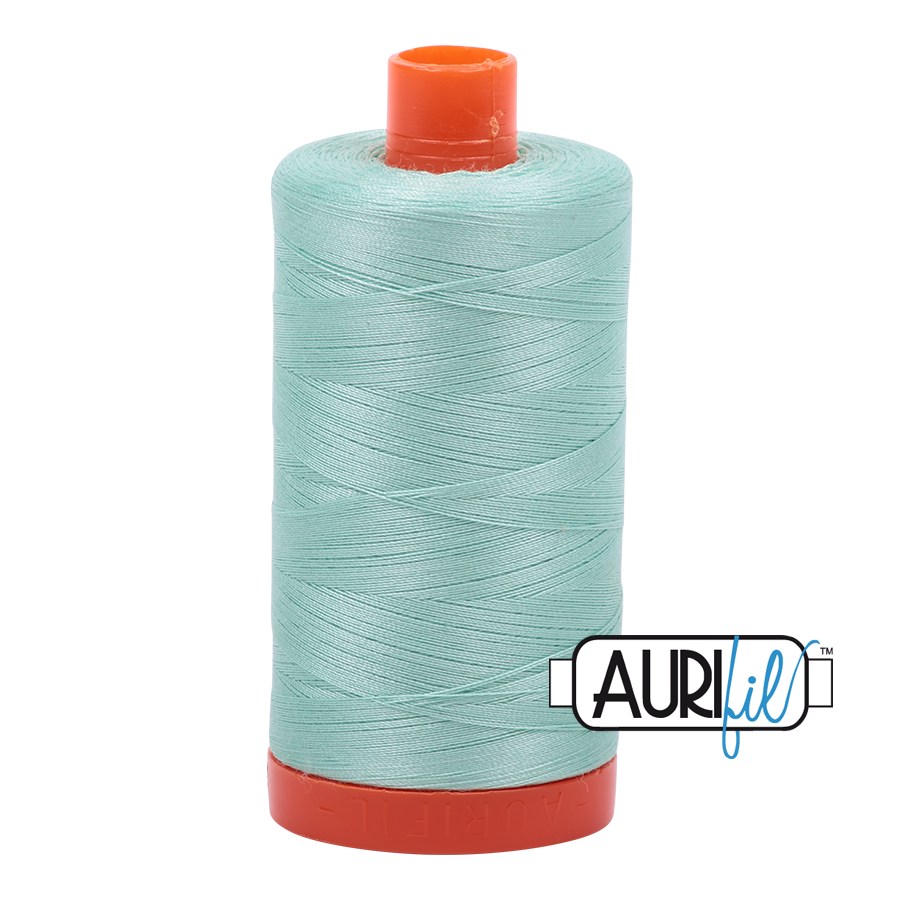 Aurifil Mako 50wt cotton in Mint