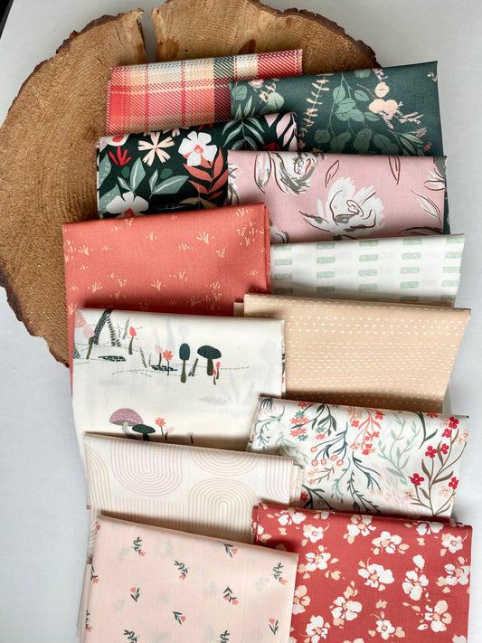 Fabric bundle for the All is Well fabric collection, Fat quarter bundle