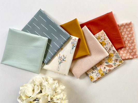 Fabric bundle curated but Dolly Lou Fabrics 