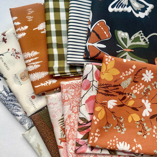 Roots of Nature half yard bundle for sale by Dolly Lou Fabrics